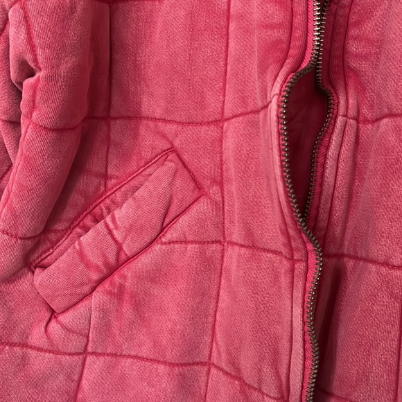 RARE Free People Dolman Quilted Knit Jacket in Lovebird NWT - Picture 7 of 11